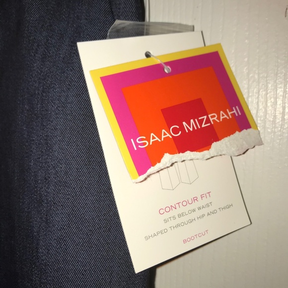 ISAAC MIZRAHI Dress Pants Boot Cut INDIGO Sz 12L - Picture 4 of 5